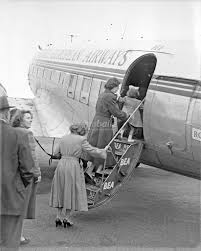 Boarding a plane at Stornoway Airport ...
