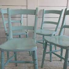 Set Of 4 Vintage Painted Kitchen Chairs Wooden Kitchen Chairs Kitchen Chairs Home And Garden Store