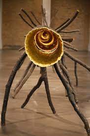 Hollow Golden Tree Trunk Radiates Shimmering Light If Only All Trees Had Such A Creative Demise Tree Sculpture Sculpture Art Tree Carving