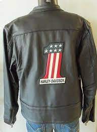 Harley Davidson Women S Leather Jacket Vintage 1 Logo Size L Made In Usa Fashion Cl Leather Jackets Women Vintage Leather Jacket Womens Leather Biker Jacket