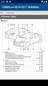 Between the rubber seal and window of your car, you should insert the hook on the top of this tool. Toyota Corolla 2014 2017 Manual For Android Apk Download