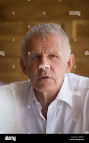 Le journaliste Patrick Poivre D Arvor participe au festival 'Les Entretiens  De L'Ete' avec Jerome Levy a Sanary-sur-Mer, France le 14 Juillet 2014.  Photo by Franck Bessiere/ABACAPRESS.COM Stock Photo