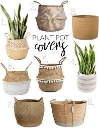 Favorite Decorative Baskets For Houseplants How To Plant In Them Dammit Hali House Plant Pots Basket Decoration Plant Pot Covers