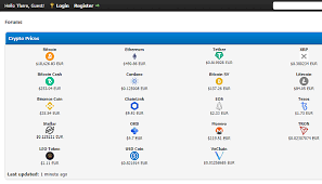 Find the top cryptocurrency's market data including price charts and price lookup, market cap, return on investments, and digital currency news. Ougc Crypto Prices