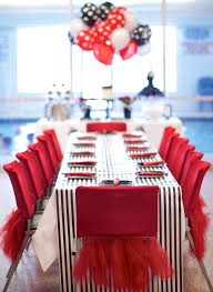 To drink, serve black coffee, tea, white wine, milk, cola, or black cherry soda. Black White Red Birthday Party Guest Feature Celebrations At Home