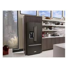 Maybe you would like to learn more about one of these? Kitchenaid 23 8 Cu Ft 36 Counter Depth French Door Refrigerator With Printshield Finish In Black Stainless Nebraska Furniture Mart