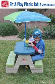 Step2 tropical island resort is a water activity table for hours of creative fun with friends. Step2 Sit Play Picnic Table With Umbrella Review