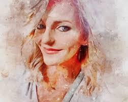 Portrait Painting from Photo,, Mother Daughter Portrait, Family Portrait  Illustration, Gift for Mother from Daughter, Son, Husband, Friend