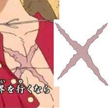 Aug 15, 2020 · luffy's second scar is a large x shape burned across his chest. Why Is Luffy S Scar Shaped X Anime Manga Stack Exchange