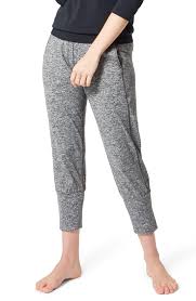 Sweaty Betty Garudasana Crop Yoga Trousers In Charcoal Marl Gray Lyst