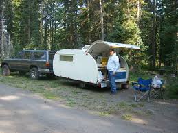 All the work was done outdoors. How And Why I Built My Own Teardrop Camper Trailer Make