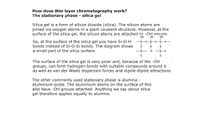 Silica gel is a form of silicon dioxide (silica). A Study About A Separation Technique Ppt Download