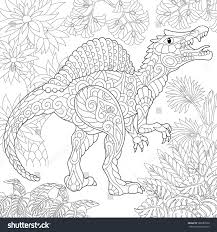 The list goes on and on. Zentangle Dinosaur Coloring Pages Novocom Top