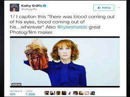 Comedian kathy griffin used social media monday to reveal she has lung cancer, adding she has never smoked and will begin treatment immediately. Kathy Griffin Apologises For Beheaded Trump Photoshoot Deccan Herald