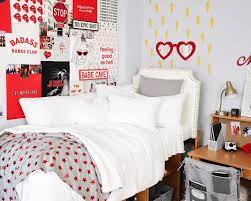 So Cozy College Dorm Room Decor Dorm Room Inspiration Red Dorm