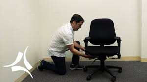 How To Adjust An Ergonomics Office Chair Youtube