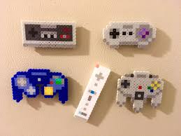 I Made Some Nintendo Controller Magnets Out Of Perler Beads Perler Beads Designs Perler Bead Templates Diy Perler Beads