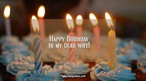 You are the nutella to my toast and the ice cream to my apple pie. Happy Birthday To My Dear Wife Hoopoequotes