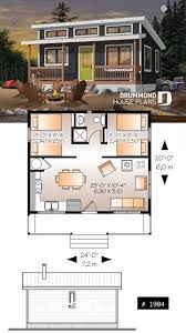 Discover The Plan 1904 Great Escape Which Will Please You For Its 1 2 Bedrooms And For Its Cottage Chalet Cabin Styles Cottage House Plans Tiny House Plans Tiny House Cabin