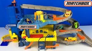 Classic toy from my childhood recently bought on ebay. Unboxing Matchbox 4 Level Garage From Mattel Hot Wheels Disney Cars Lightning Mcqueen Play Fun Youtube