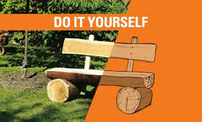 Diy Banc Bois Et Rondins Banc Bois Jardin Botanique Rondin