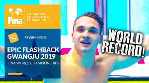 Kristof milak of hungary poses with his gold medal after. Kristof Milak Claims New World Record At Gwangju 2019 Fina World Championships Youtube