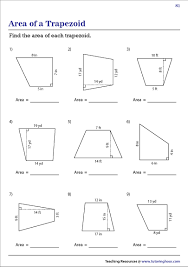 Area Of Trapezoid Worksheet Google Search Arbeitsblatter Satz Des Pythagoras Mathematikunterricht