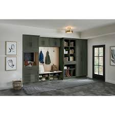 Hampton Bay Avondale 36 in. W x 24 in. D x 34.5 in. H Ready to Assemble  Plywood Shaker Base Kitchen Cabinet in Fern Green B36-GN