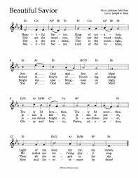 Beautiful Savior Lead Sheet Lead Sheet Best Classical Music Worship Songs