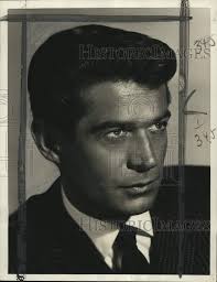 1958 Press Photo Actor George Nader plays the role of "Ellery Queen"