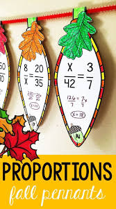 Middle School Math Students Solve Proportions On Math Pennants That Double As Fun Math Themed Tha Math Pennant Thanksgiving Math Maths Activities Middle School
