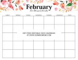 All calendar templates are free, blank, printable and fully editable! Free Fully Editable 2020 Calendar Template In Word Free Calendar Template 2020 Calendar Template Calendar Template