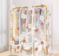 Clothes Rail Cover Dustproof Waterproof,Clear/Translucent Garment Rack  Cover with Zip, Garment Coat Hanger Protector : Amazon.ie: Home & Kitchen