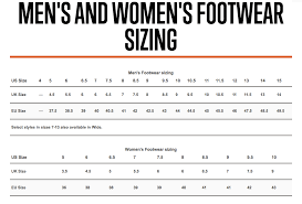 5 11 Footwear Sizing Charts G A Tactical