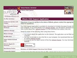 How To Calculate Child Support In Illinois With Pictures