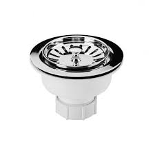 New sink basket strainer with a rubber washer. Kitchen Sink Basket Strainer