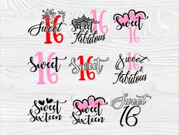 Download Sweet 16 Svg Sweet Sixteen Svg Files Graphic By Tonisartstudio Creative Fabrica