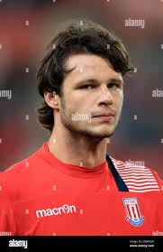 Stoke City goalkeeper Daniel Bachmann Stock Photo