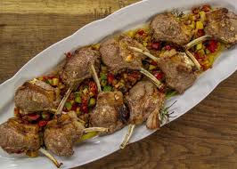 Stuffed Lamb Chops With Ratatouille In 2020 Lamb Chops James Martin Recipes Vegetable Dishes