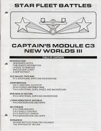 module c3 rulebook 5603 2 11 95 star fleet store