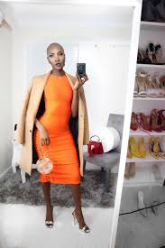 Bald Fashion Fashion For Bald Girls Bald Women Fashion Short Hair Outfits Bald Girl