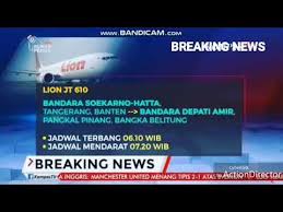 Lion air pangkal pinang, indonesia address: Blackbox Sudah Ditemukan Lion Air Jt 610 Rute Jakarta Pangkal Pinang Jatuh Di Tanjung Karawang Youtube
