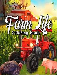 A truly adorable coloring page for adults. Farm Life Coloring Book An Adult Coloring Book Featuring Charming Country Farm Scenes And Beautiful Farm Animals For Stress Relief And Relaxat Paperback Pages A Bookstore