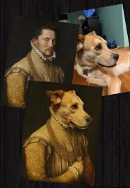 Print your pet on gallery quality canvas in an authentic renaissance style portrait and give them pride of place in your home. Franklin Square Woman Photoshops Pets Into Renaissance Paintings Herald Community Newspapers Www Liherald Com