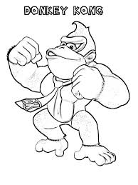 Collection of king kong coloring page (36) cute yoshi coloring pages king kong coloring book Donkey Kong Coloring Pages Free Printable Donkey Kong Coloring Pages