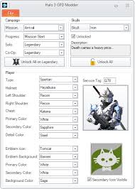 Or is everything already unlocked? Halo 3 Gpd Editor Xbox Gaming Wemod Community