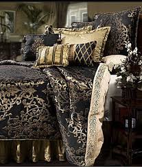 Black And Gold Bedroom Redecoration Time Rockgrrl S Rant Comfortable Bedroom Bedroom Comforter Sets Gold Bed
