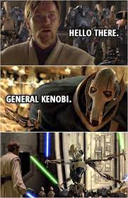 Hello There General Kenobi Scattered Quotes In 2021 Star Wars Obi Wan General Kenobi Star Wars Quotes