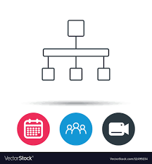 hierarchy icon organization chart sign