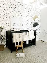 Black And White Baby Nursery Decor Jessica Alba S Honest Company Headquarters Black White Nursery Design By Consort Black Crib Nursery Black Nursery Furniture Nursery Baby Room